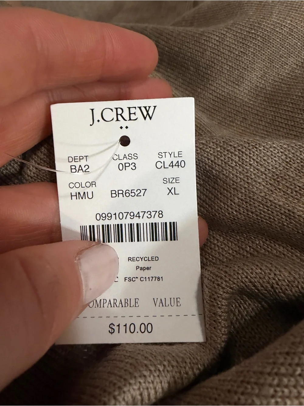 J crew Merino wool-blend crewneck sweater
